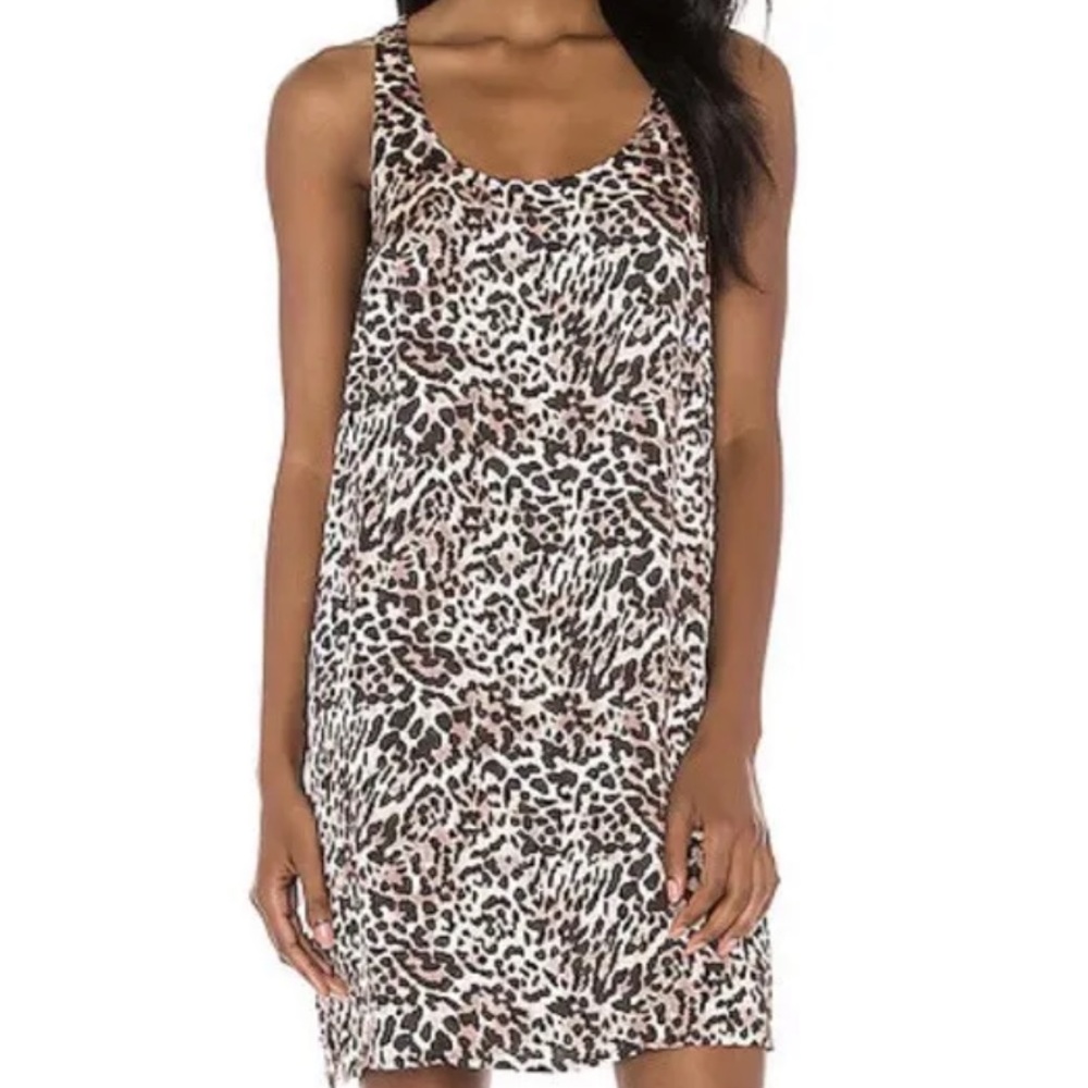 Nation LTD Black and Brown Sleeveless Scoop Neck Sundress